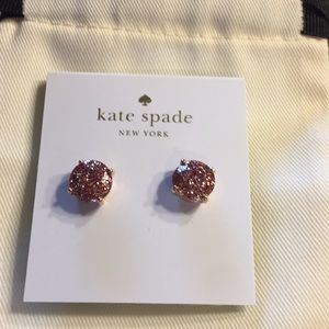 Kate Spade Glitter Gum Drop Earrings-